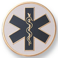 7/8" Etched Enameled Medal Insert (Paramedic)